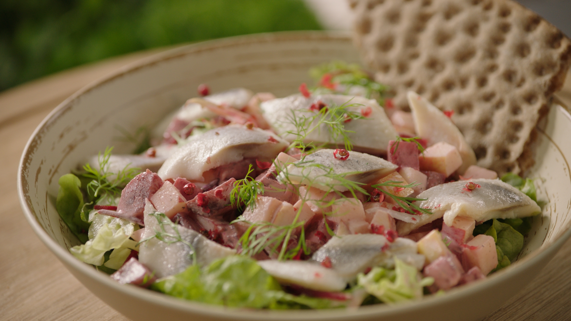Salade Van Haring Met Rode Biet Appeltjes En Dille Recept