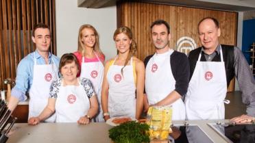Week 2 van MasterChef met o.a. acteur Guy Van Sande, Ex-Miss België Annelien Coo