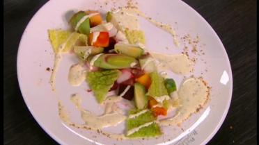 Wintergroentjes in mosterdvinaigrette