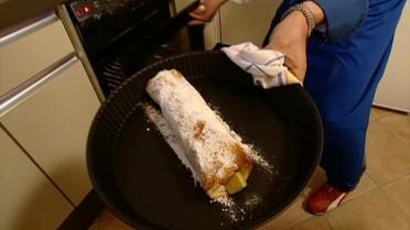 Appelstrudel met kaneel