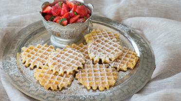 Wafeltjes van opa Jan met Haspengouwse aardbeien