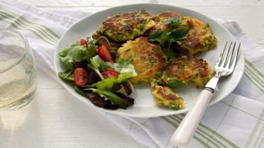 Aardappel-groentenburgers