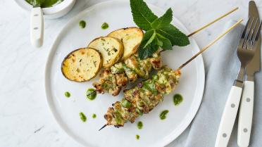 Konijn met peterseliepesto