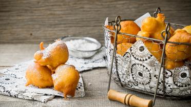 Oliebollen met appel