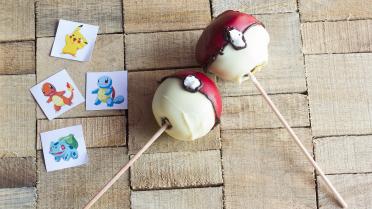 Chocolade Pokémon Cakepop