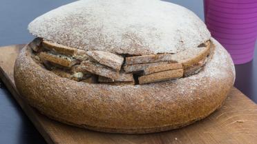 Verrassingsbrood met zeevruchtensalades