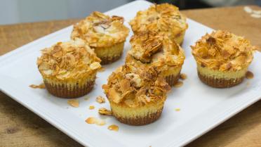 Chocolade frangipane cupcakes