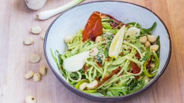 Vers Talent: pasta met ricotta en pesto van Jelle