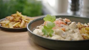 Vol-au-vent met ovenfrietjes van Sandra Bekkari