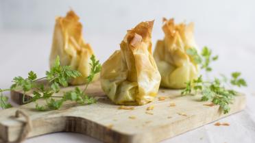 Filodeeghapje met krabvlees, ricotta en courgette van Sandra Bekkari