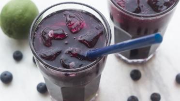 Heerlijke virgin blueberry mojito