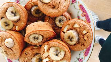 Havermuffins met appel en banaan