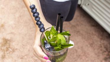 Mojito met blauwe bessen van An Steyvers