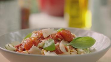 Courgetti all'arrabbiata