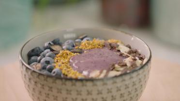 Smoothie bowl met chocolade Smoothie bowl met chocolade
