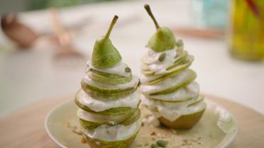 Millefeuille van peer van Sandra Bekkari Millefeuille van peer van Sandra Bekkari