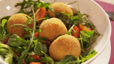 Arancini met Italiaanse salade