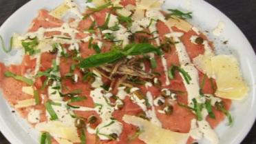 Carpaccio met anjovis