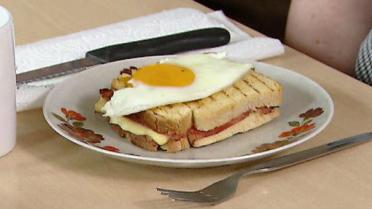 Croque madame voor 25 personen