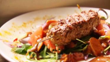 Kefta op de grill