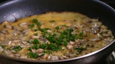 Omelet champignon