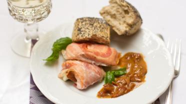 Saltimboca van zalm