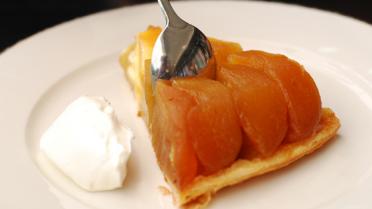 Tarte tatin met zure room