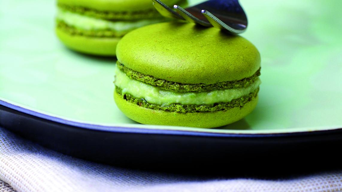 Macarons met avocado