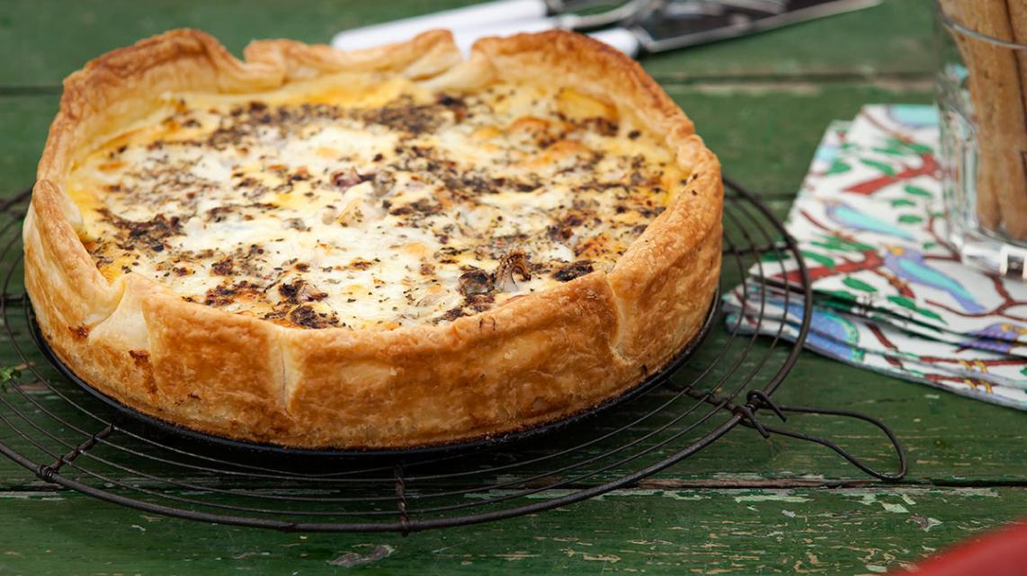 Quiche met zeevruchten