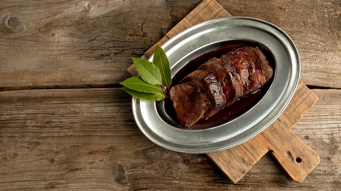 Gebraad met wildsaus