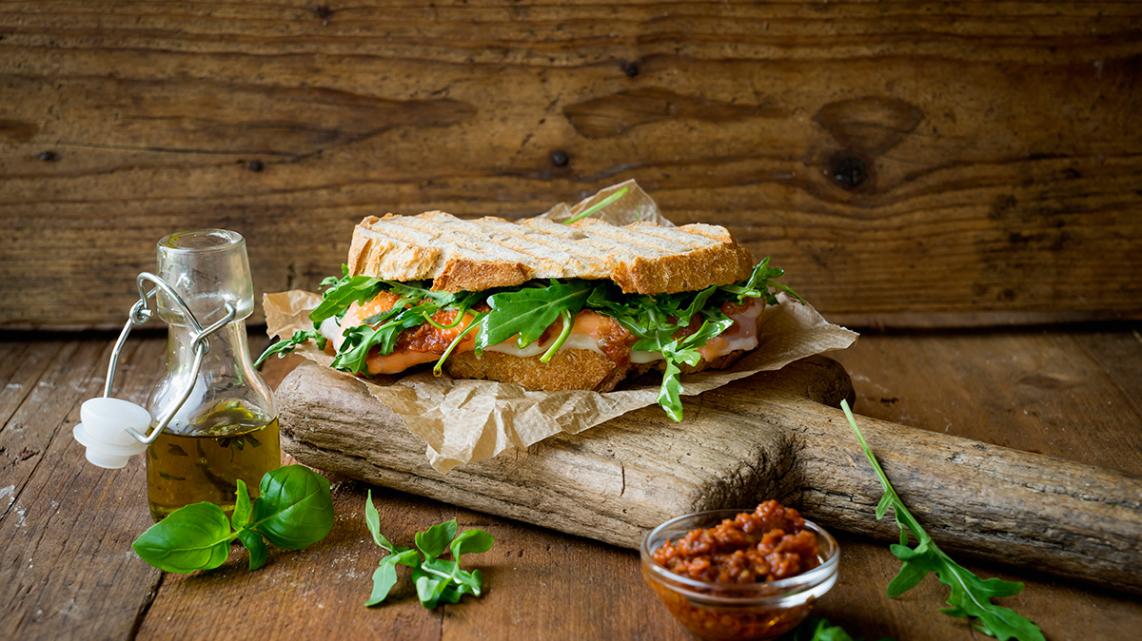 Croque monsieur met zalm