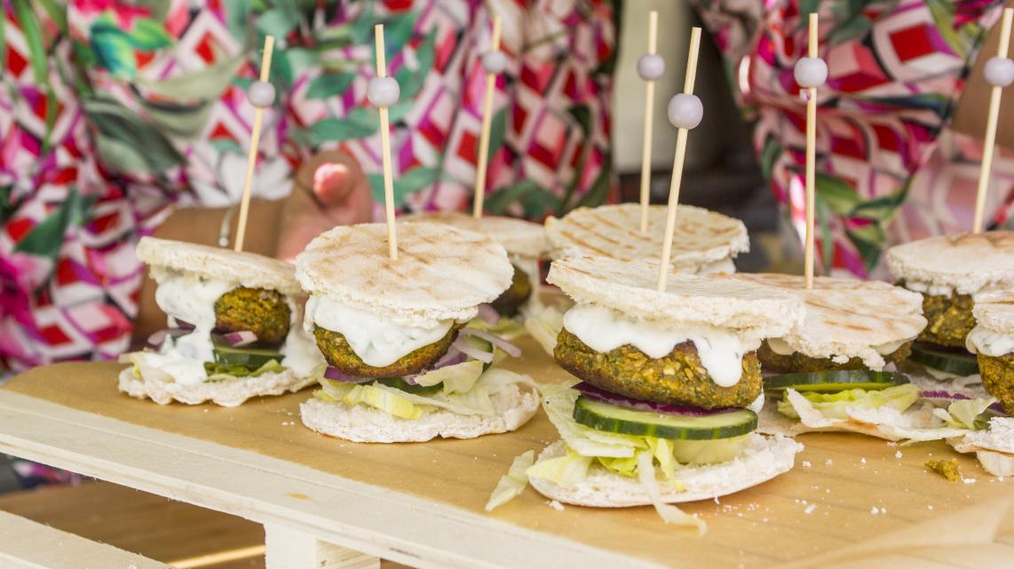 Falafelburgertjes van An