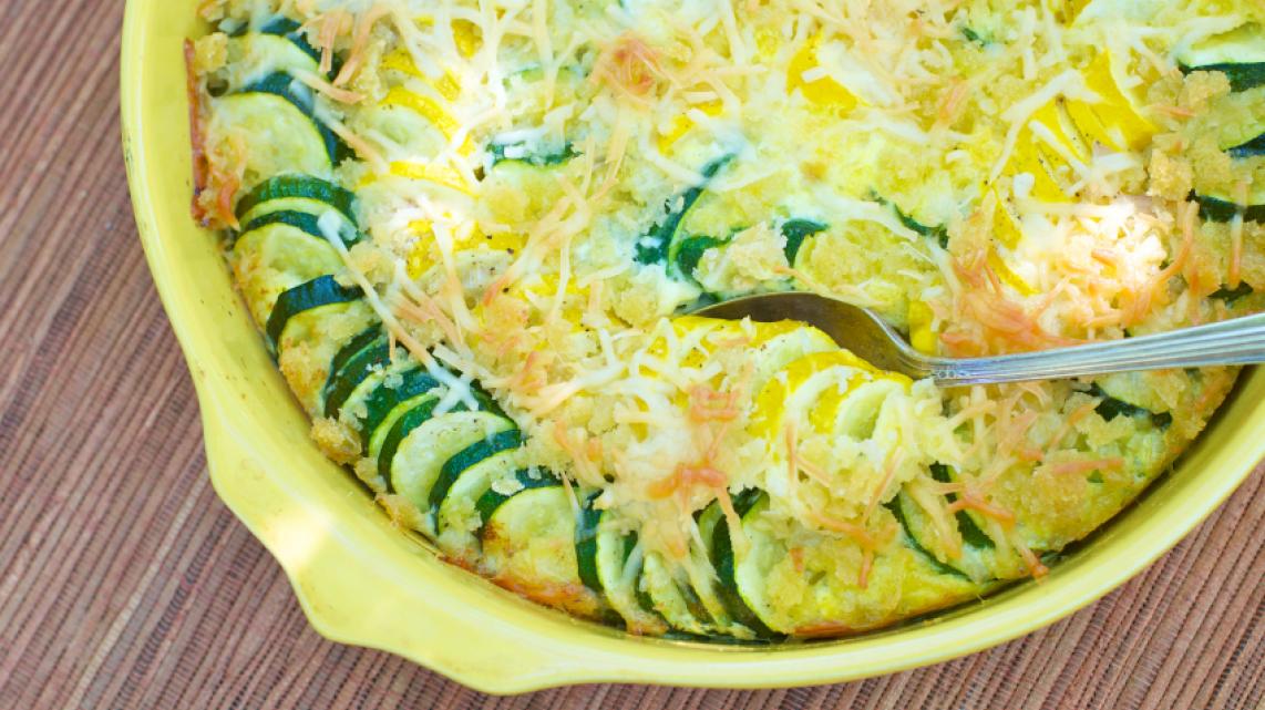 Gratin van courgettes