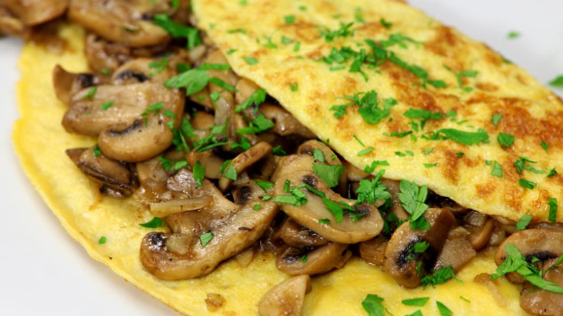 Omelet met champignons